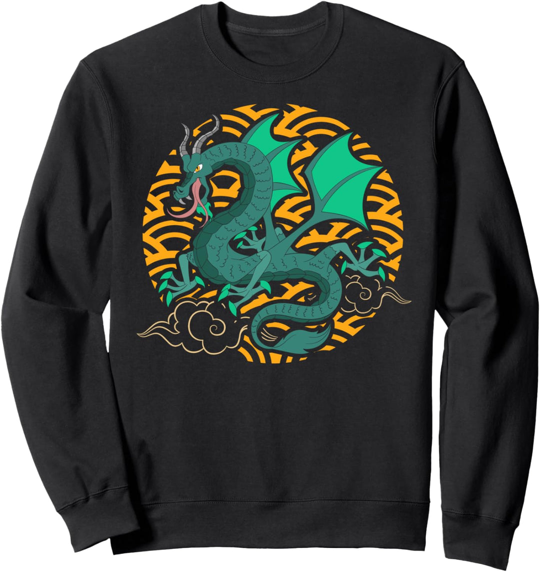 Chinesische Kultur Asien Fantasy Tier Chinesischer Drache Sweatshirt
