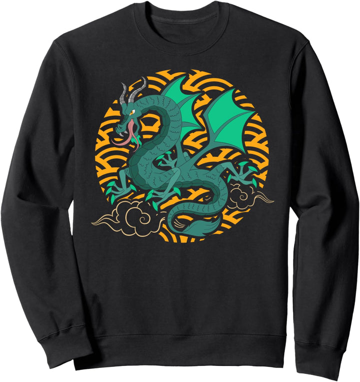 Chinesische Kultur Asien Fantasy Tier Chinesischer Drache Sweatshirt