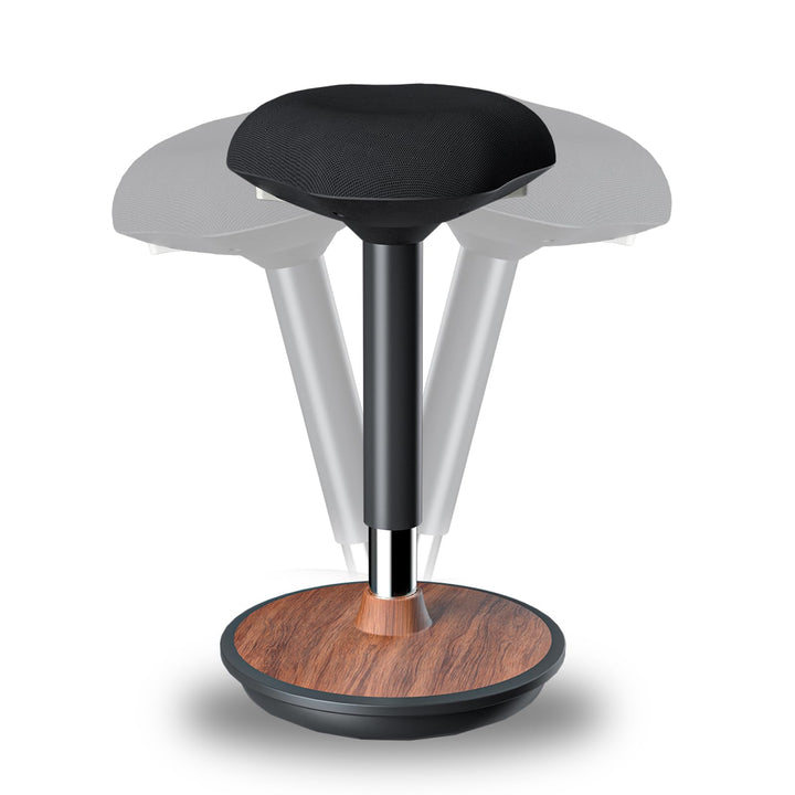 Stehhocker mit Wippfunktion – Ergonomischer Schreibtischhocker höhenverstellbar (59-84 cm) & rutschf