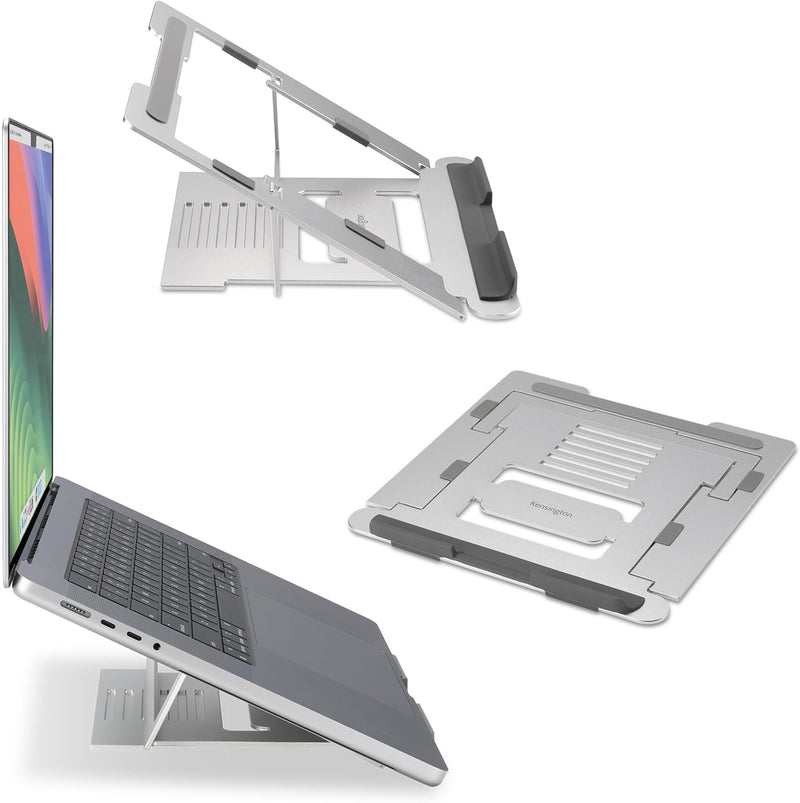 Kensington Easy Riser Laptopständer, höhenverstellbar und faltbarer Notebookständer aus Aluminium, f