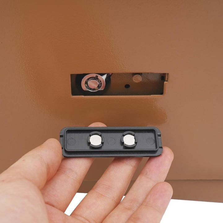 Mini Tresor Safe für Zuhause – Elektronischer Schmucktresor mit Digitalem Zahlenschloss, Alarmfunkti