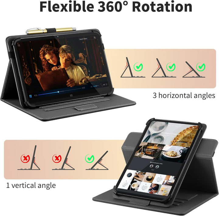 Easyacc Universal Hülle für Honor Pad X8a /Blackview Tab90 Tab60 WiFi/SGIN Tablet/Cheerjoy Tablet/CO