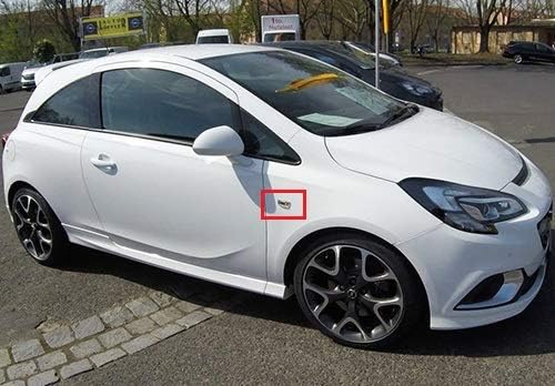 Seitenblinker für Adam Astra H GTC J Corsa D Abzeichen Meriva Zafira, Schwarz, Amber Light, 2 Stück