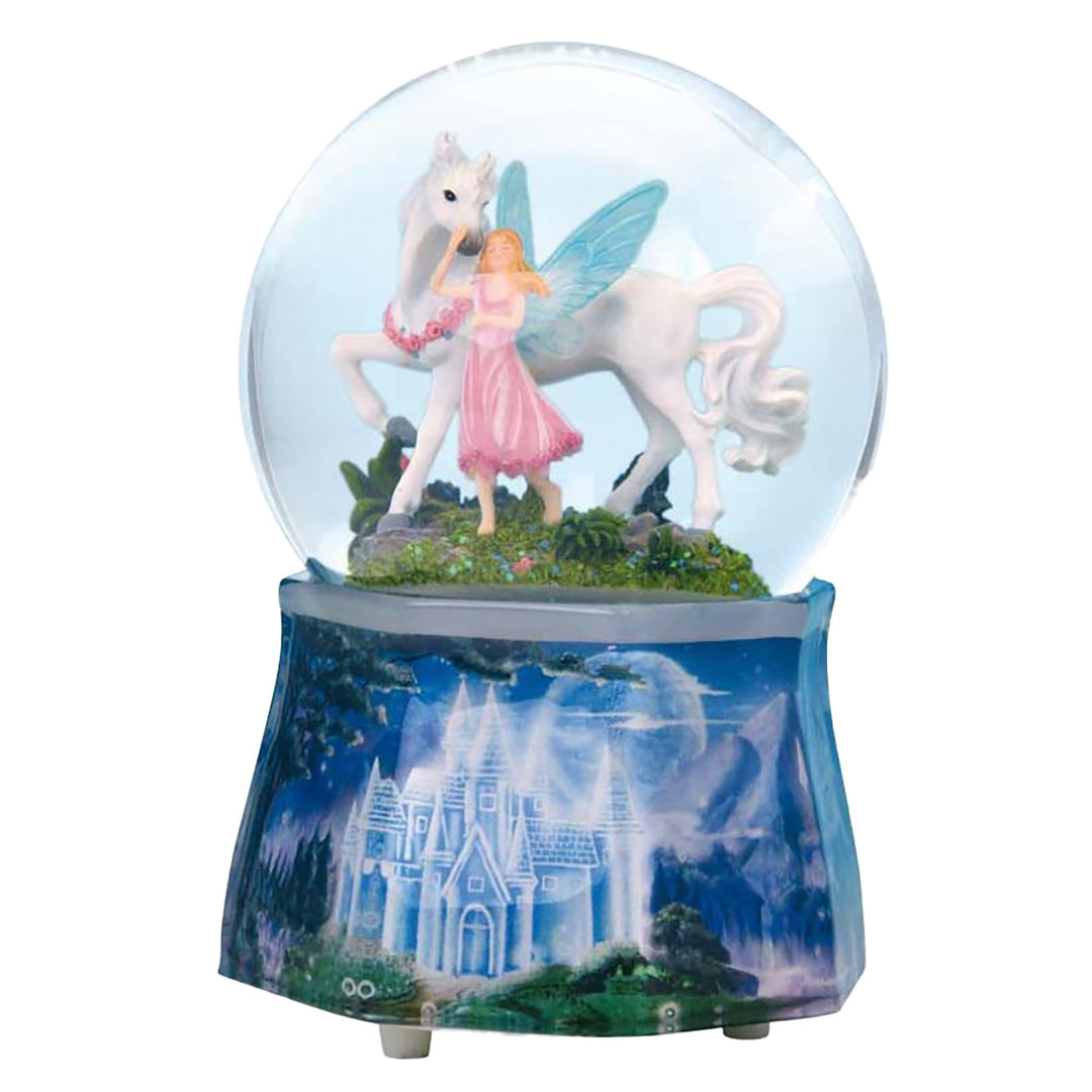 Spieluhrenwelt 25217 Glitzerkugel Einhorn