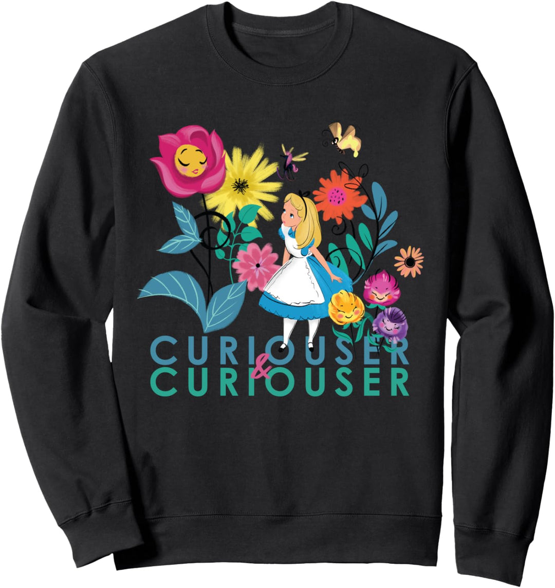 Disney Alice in Wonderland Curiouser & Curiouser Sweatshirt
