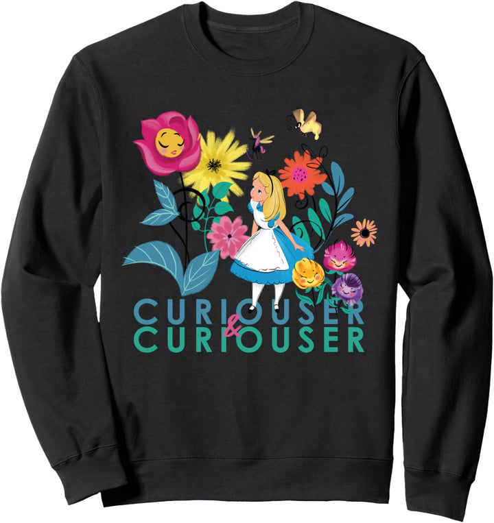 Disney Alice in Wonderland Curiouser & Curiouser Sweatshirt