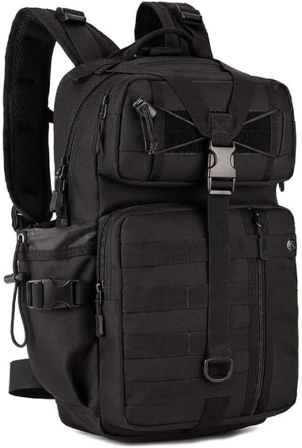 HUNTVP 30L Taktischer Rucksack Militär Trekkingrucksack Wasserdicht Wanderrucksack Molle Assault Pac