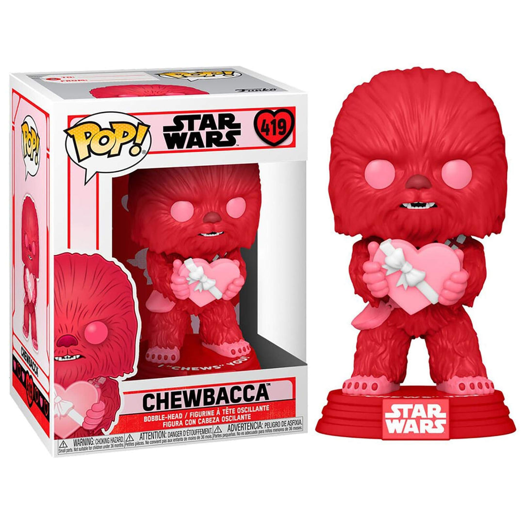 Funko Pop! Star Wars: Valentines-Cupid Chewbacca - Vinyl-Sammelfigur - Geschenkidee - Offizielle Han