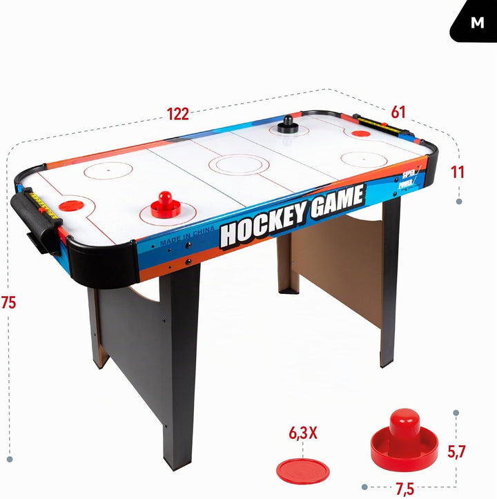 COLORBABY Hockey-Tisch (85330) 122 x 61 cm Grosses Brett, 122 x 61 cm Grosses Brett