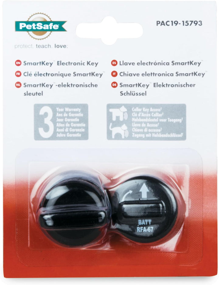 PetSafe SmartKey Halsbandanhänger für SmartDoor Hundeklappe mit Chiperkennung, Ersatz- Zusatzanhänge