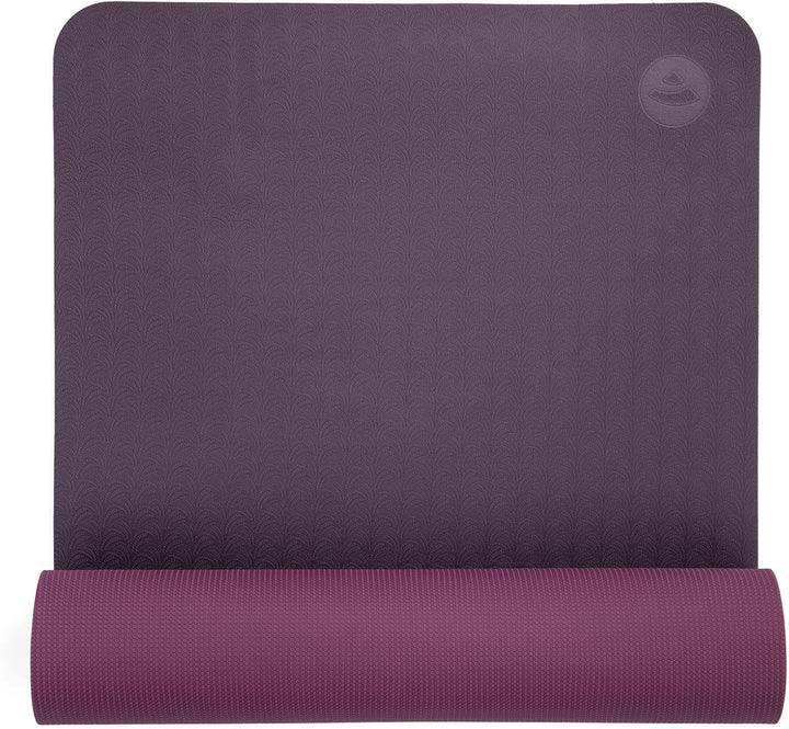 Bodhi Yogamatte Lotus PRO, auch für Gymnastik, Pilates und Fitness, weiche und rutschfeste TPE Matte