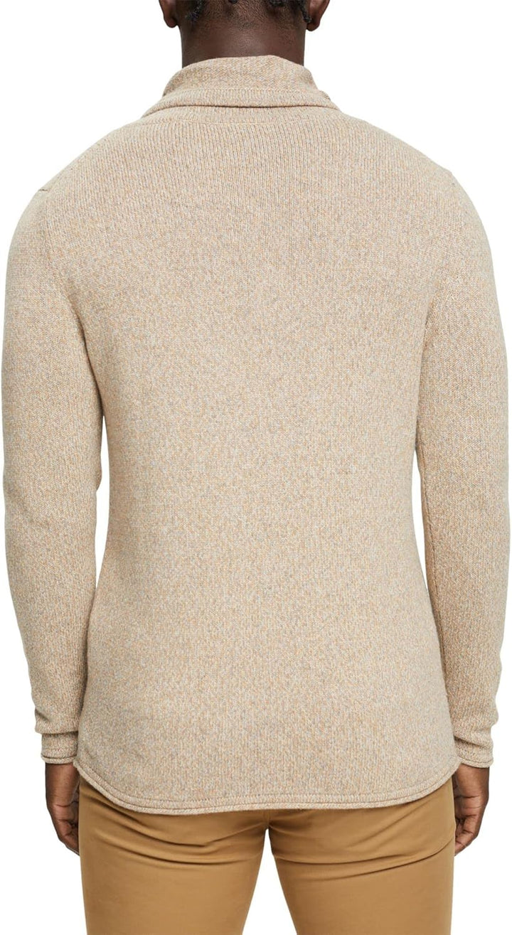 ESPRIT Herren Pullover L 299/Cream Beige 5, L 299/Cream Beige 5