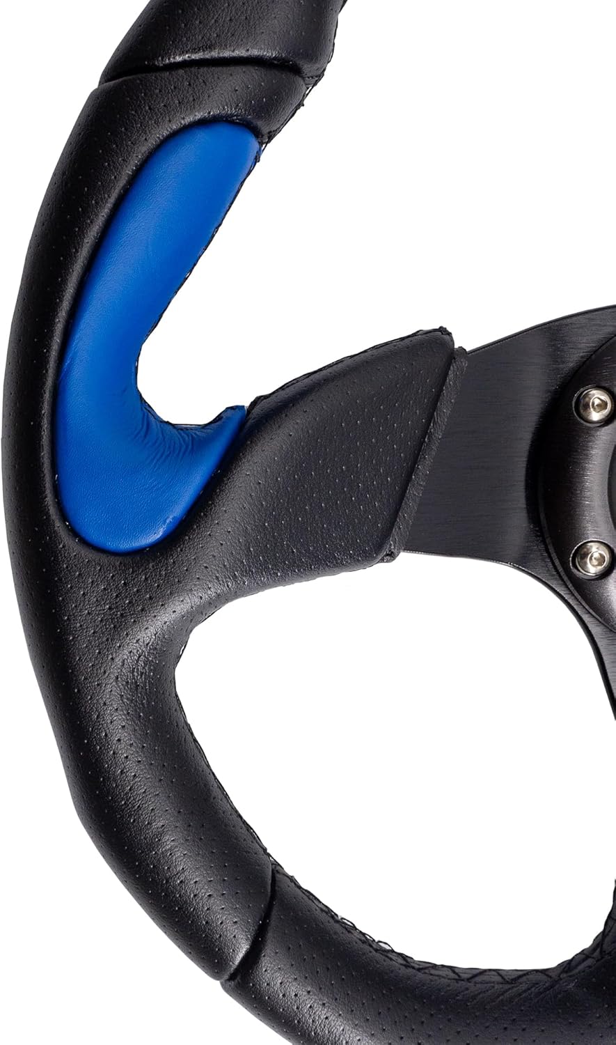 Simoni Racing X2330PUN/PA X2 Blue Universal Steering Wheel, Schwarz und Blau