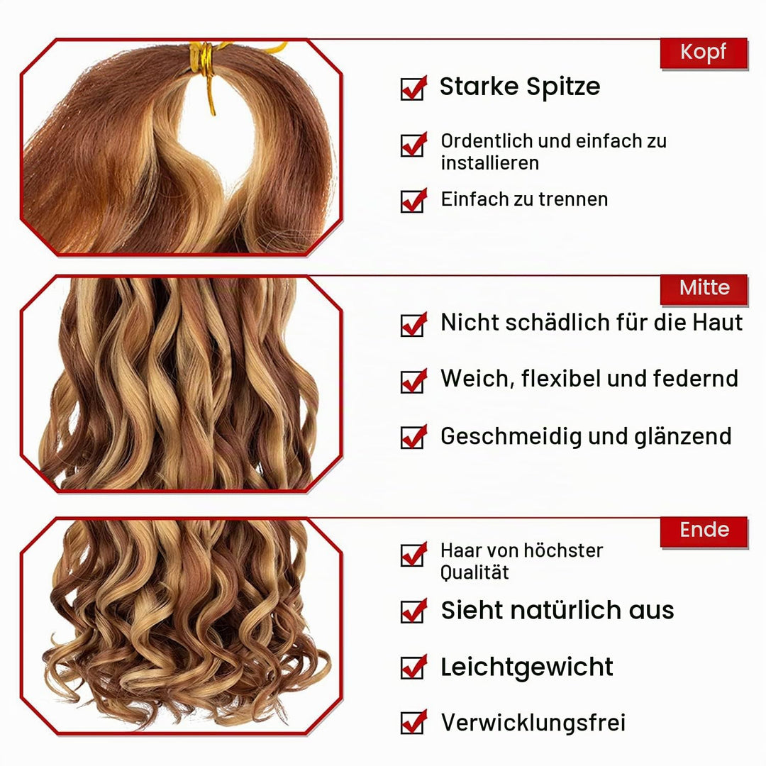 Xtrend 22 Inch 8 Packs French Curls Braiding Hair Pre Stretched Loose Wave Bouncy Braiding Hair Curl