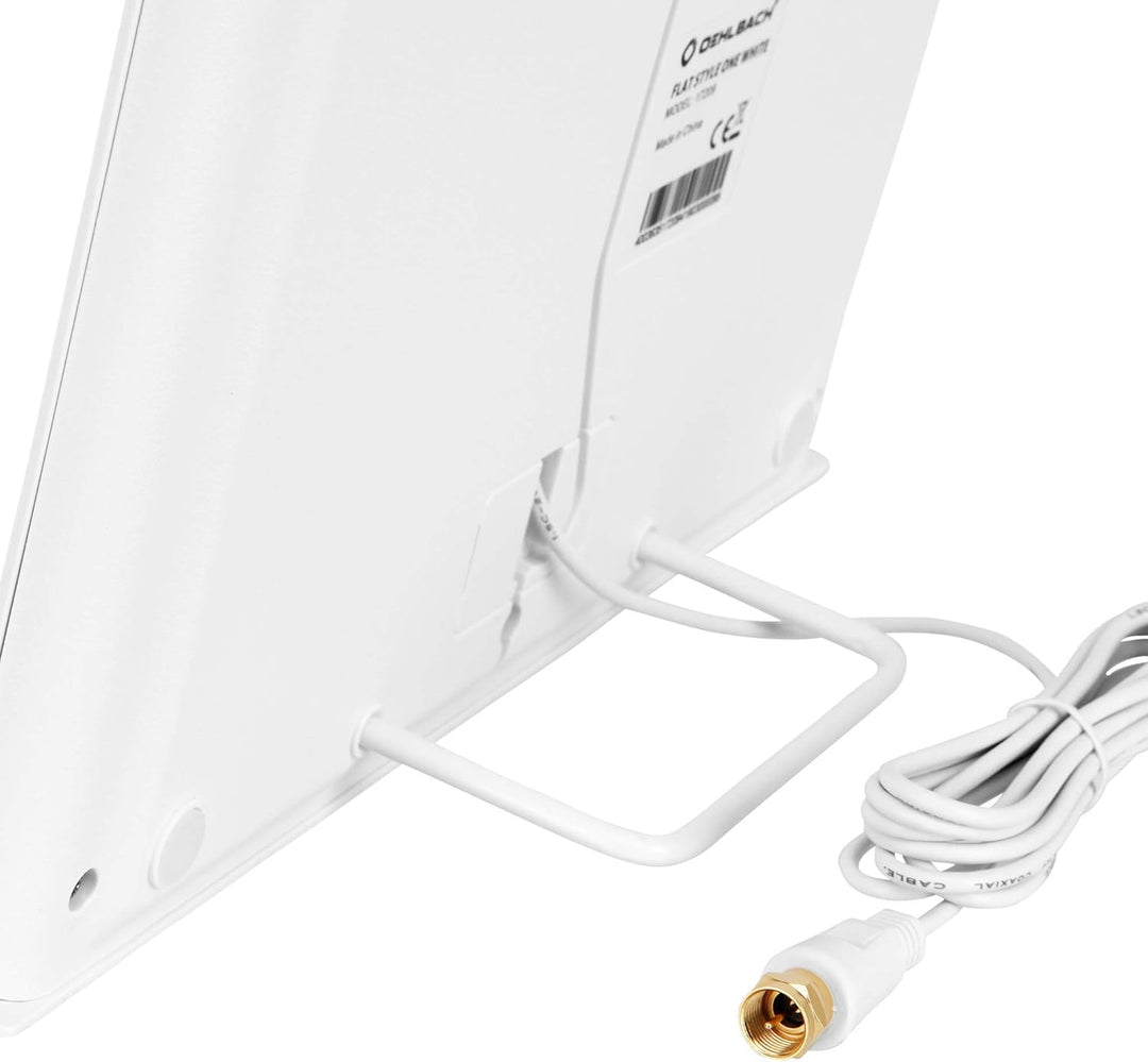 Oehlbach Flat Style One DVB-T2 HD Antenne - Digitale Zimmerantenne - Aktiv DVB-T-Verstärker Innenant