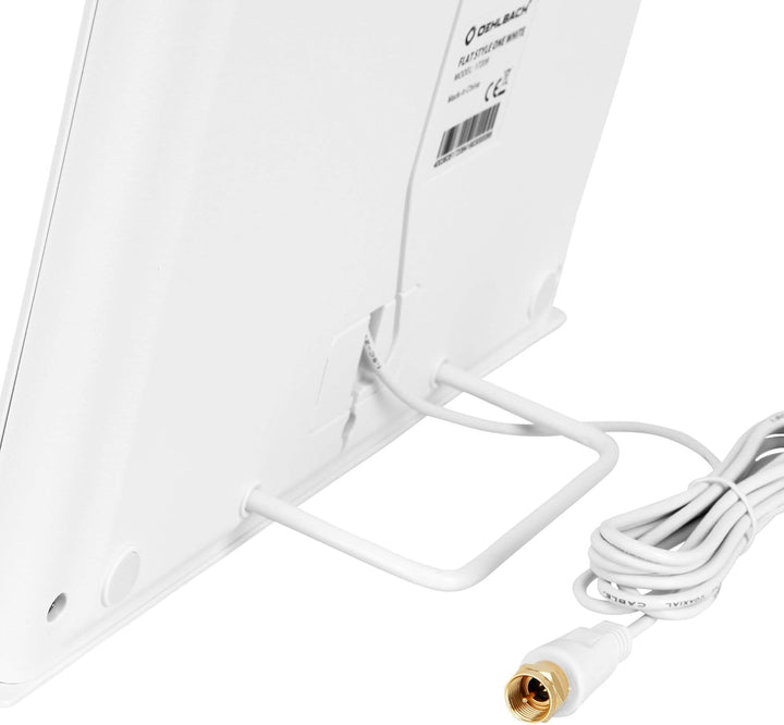 Oehlbach Flat Style One DVB-T2 HD Antenne - Digitale Zimmerantenne - Aktiv DVB-T-Verstärker Innenant