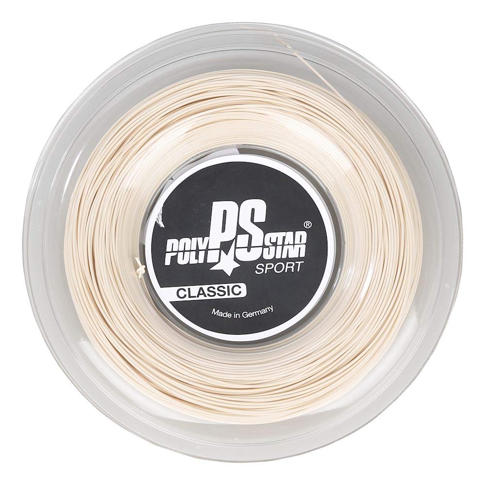 Wilson Damen, Herren, Mädchen, Jungen Classic Tennissaiten 200m Rolle; 1,25mm beige, 200m Rolle; 1,2
