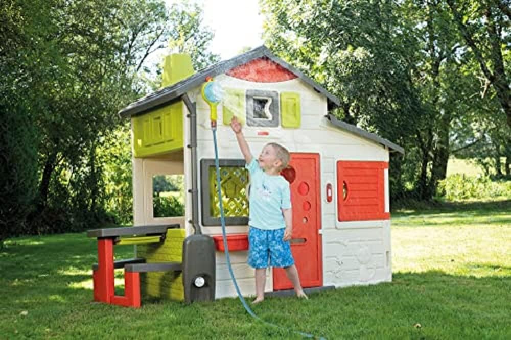 Smoby 7600810914 3-in-1 Gartendusche, Blau, Grün 810914