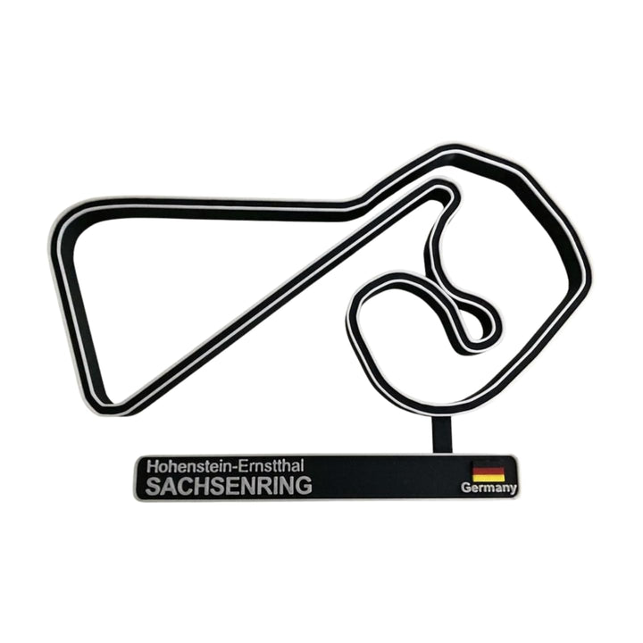 Sachsenring Rennbahn, 3D-Rennbahn, Auto-Dekoration