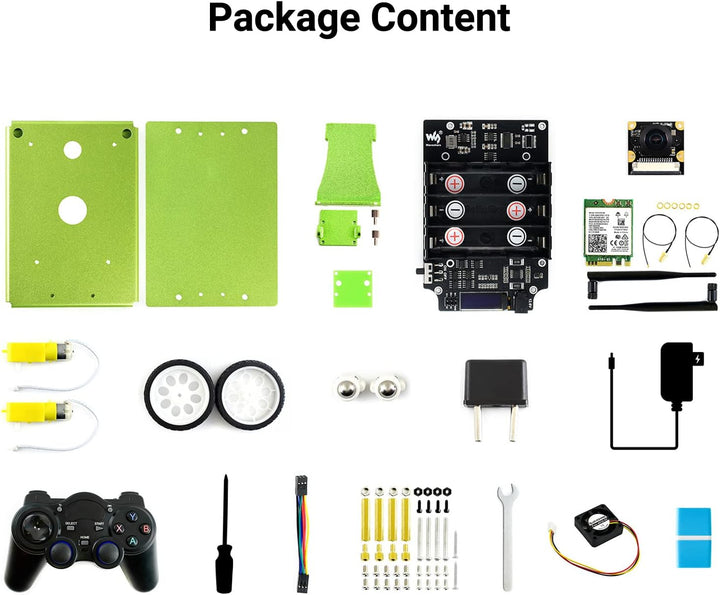 Waveshare JetBot AI Kit Accessories Add-ons for Jetson Nano Developer Kit and B01 Version to Build J