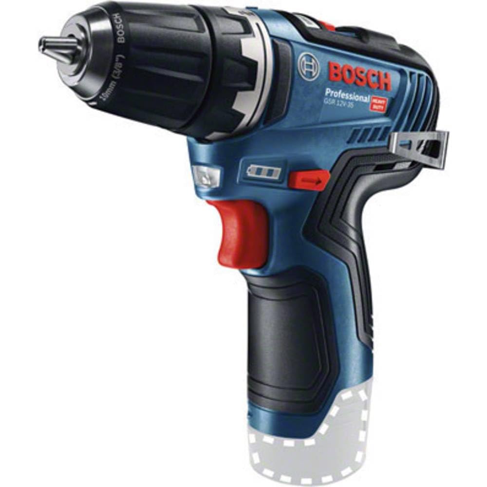 Bosch Professional 06019H8000 Akkuschrauber GSR 12 V-35 (12 Volt, im Karton), Blau, Max. Drehmoment