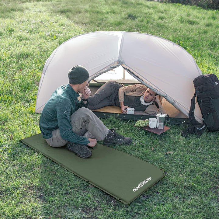Naturehike Selbstaufblasende Schlafmatten-5cm Dicke Strapazierfähige Campingmatratze, Verbindbar mit
