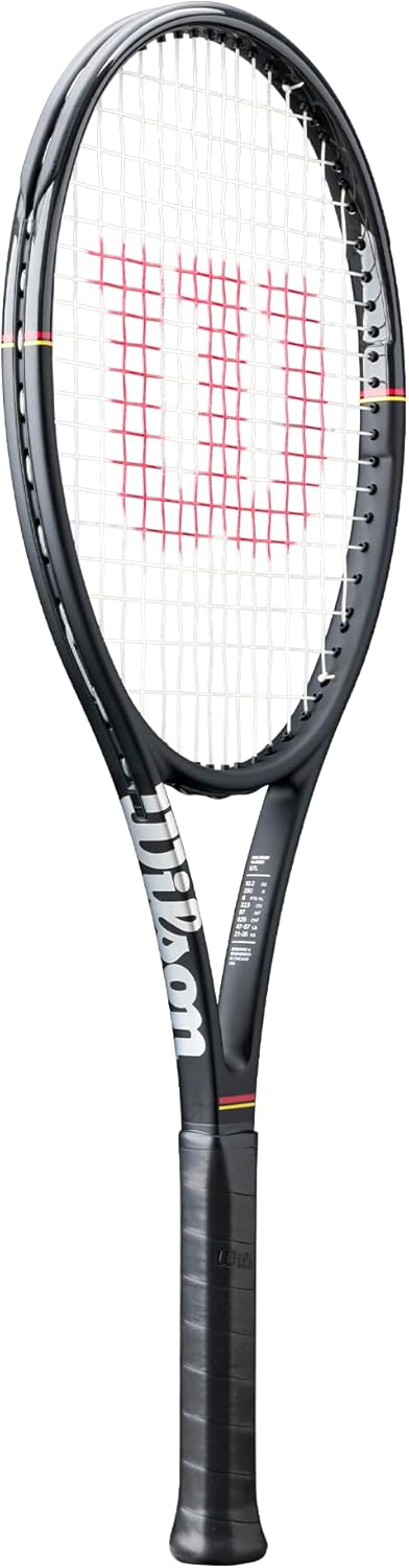 Wilson Pro Staff 97L Classic Adult Performance Tennisschläger – bespannt mit Sensation 16 Natural be