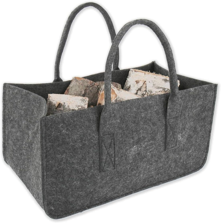 Close Up Filztasche Kaminholztasche Filzkorb Korb Kaminholzkorb Filz Zeitungsständer Einkaufstasche