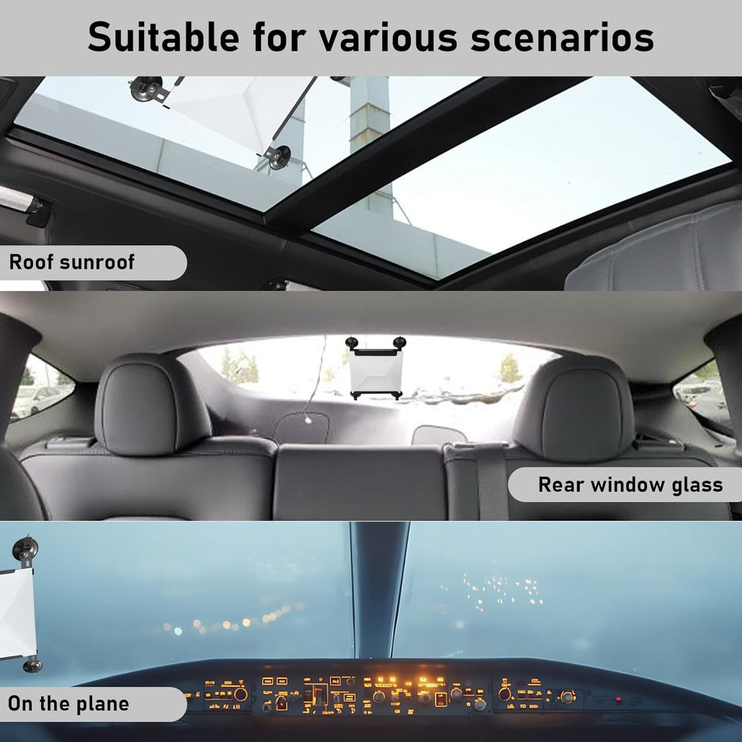 Starlink Mini Sonnendach-Saugnapfhalterung für Stabilen Satellitenempfang, Starlink Mini-Autohalteru