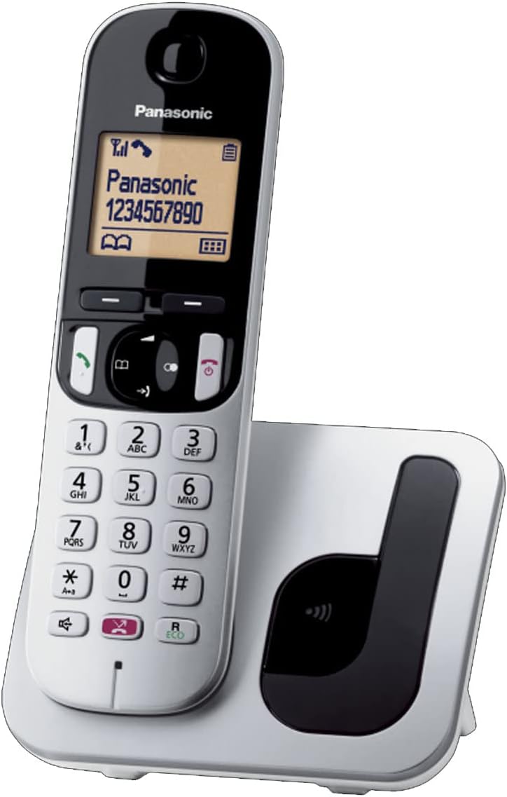Panasonic KX-TGC250JTS Digitales schnurloses Telefon für Senioren mit Blockierung unerwünschter Anru