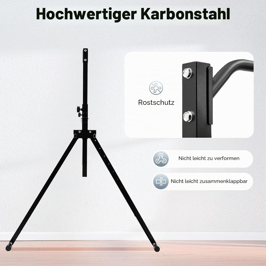 Faltbar Klimmzugstange Freistehend, Klimmzugstange Power Tower Dip Stange Power Rack Dreieckstruktur
