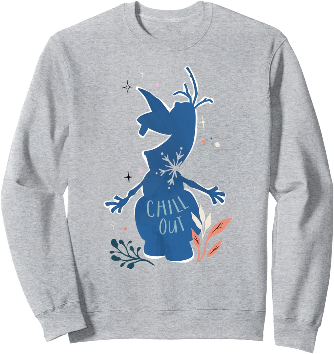 Frozen Chill Out Olaf Silhouette Sweatshirt
