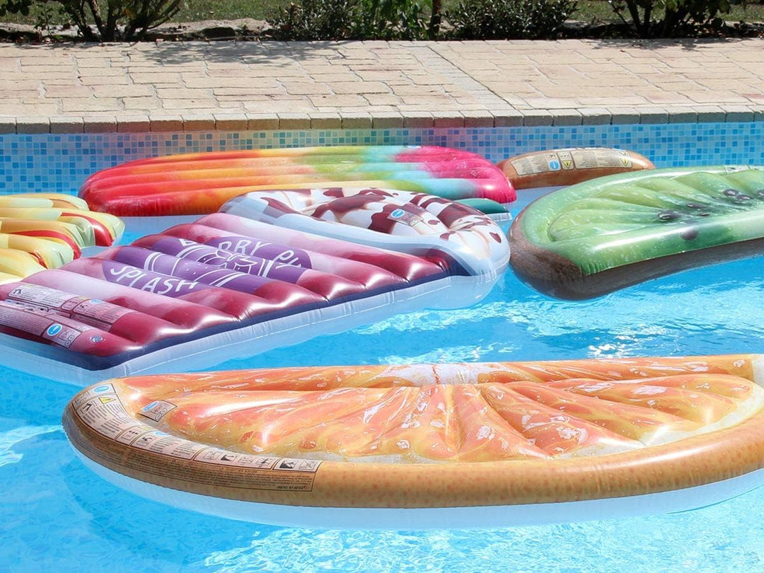 Intex 58763 Luftmatratze aufblasbar "Orange Slice" 178 x 85 cm