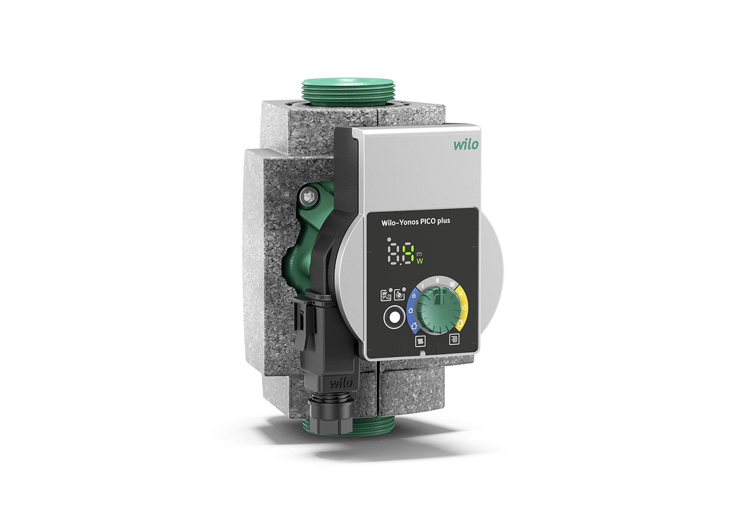 Wilo-Yonos PICO plus 25/1-4-130, Hocheffiziente Heizungspumpe, Nassläufer-Umwälzpumpe, Baulänge 130m