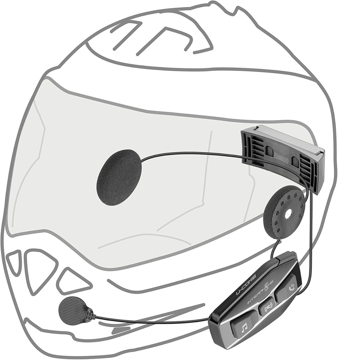 Interphone INTERPHOUCOM16TP | Double | Intercom Mesh 2.0 and Bluetooth 5.0 Technology, Group Use 24