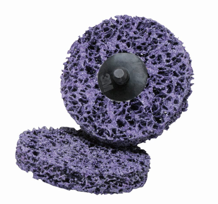 3 M Scotch-Brite CG-ZS Reinigungsscheibe 100 x 25 x 6 mm GP Spindel Disc – Blau