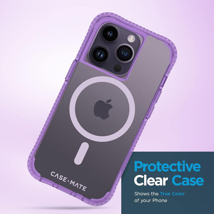 Case-Mate Tough Plus Schutzhülle für iPhone 14 Pro – La La Lavender [4,5 m Fallschutz] [Kompatibel m