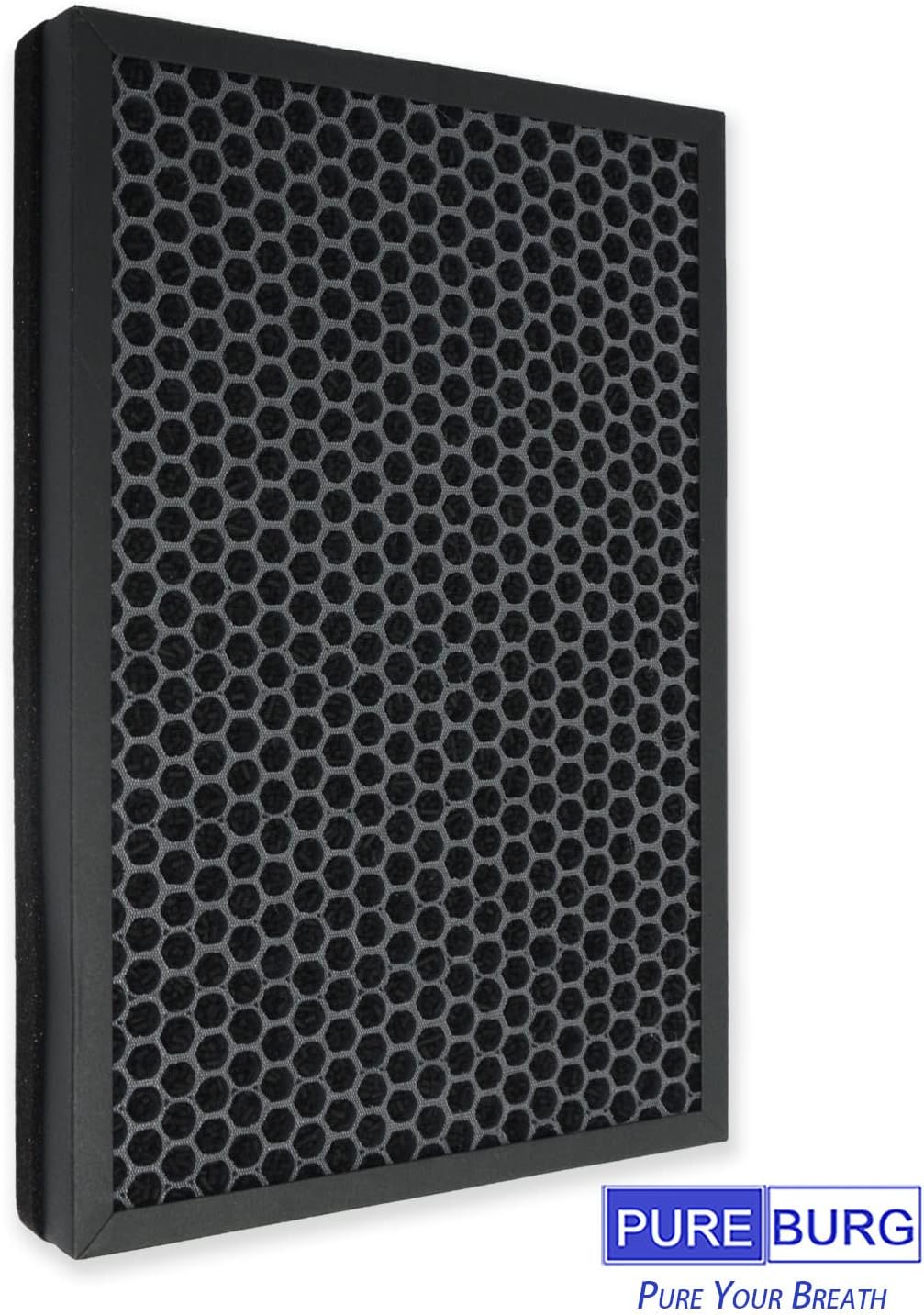 PUREBURG Ersatzfilter, kompatibel mit HIMOX H04 Luftreiniger, 2er-Pack H13 HEPA-Aktivkohle, 2-in-1,