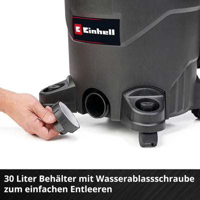 Einhell Nass-Trockensauger TC-VC 1930 A (1.500 Watt, 190 mbar Saugleistung, Automatiksteckdose, 30 L