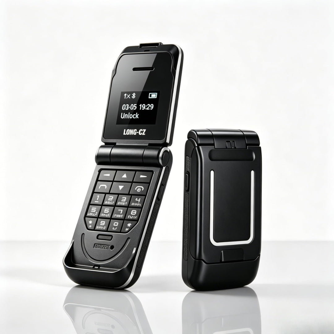 Cuifati Entsperrtes Flip-Phone, 0,66 Zoll Kleinstes Mobiltelefon der Welt, 2G, Einfach zu Bedienende