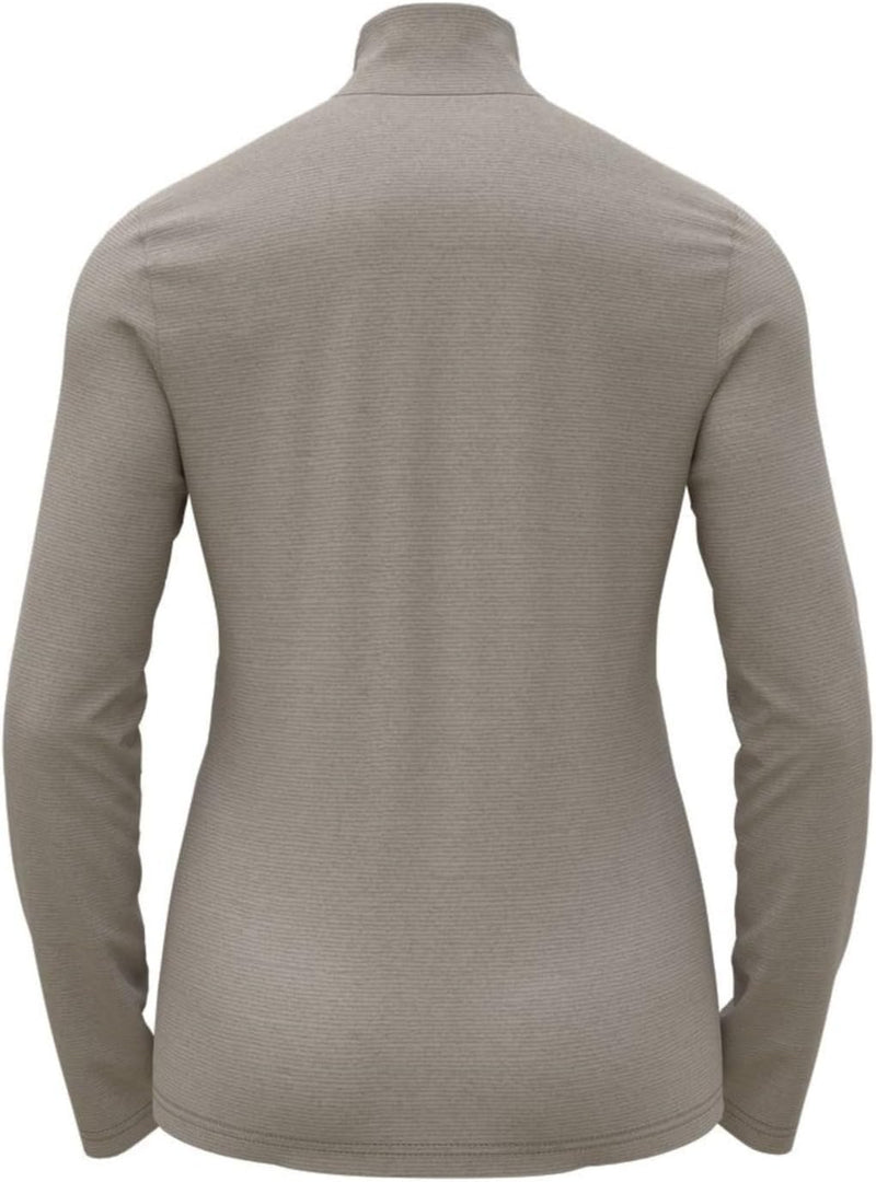 Odlo Damen Midlayer 1/2 Zip Roy Pullover M Beige, M Beige