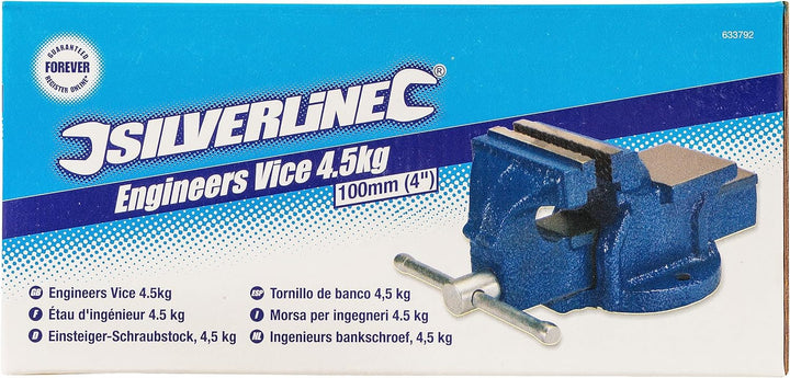 Silverline 633792 Ingenieurs-Schraubstock, 4,5 kg 100 mm 1 —, 1 —