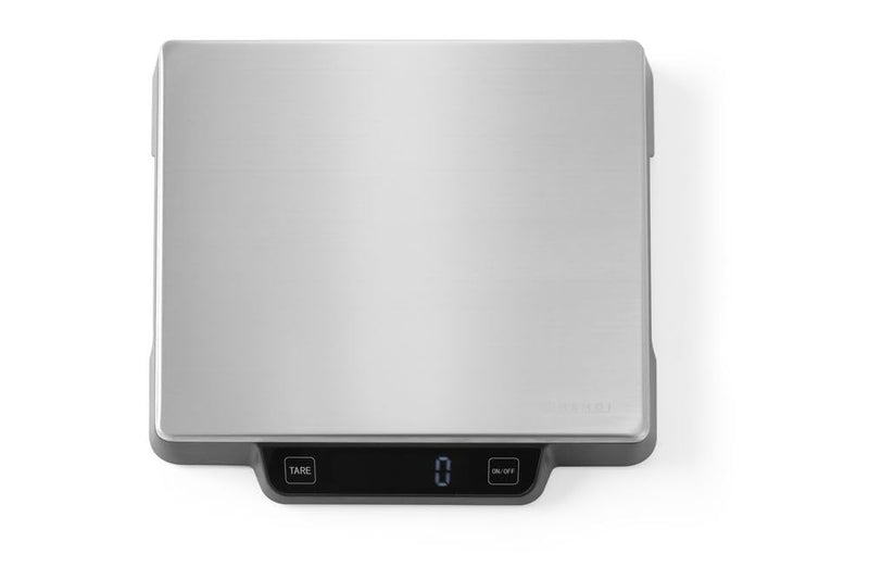 HENDI Digitale Küchenwaage, Haushaltwaage, für max 15kg, Präzision auf bis zu 1gr, mit eingebautem D