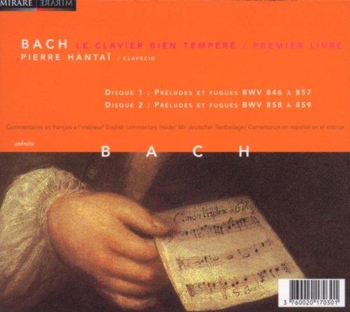 Das Wohltemperierte Klavier 1.Buch, Audio-CD