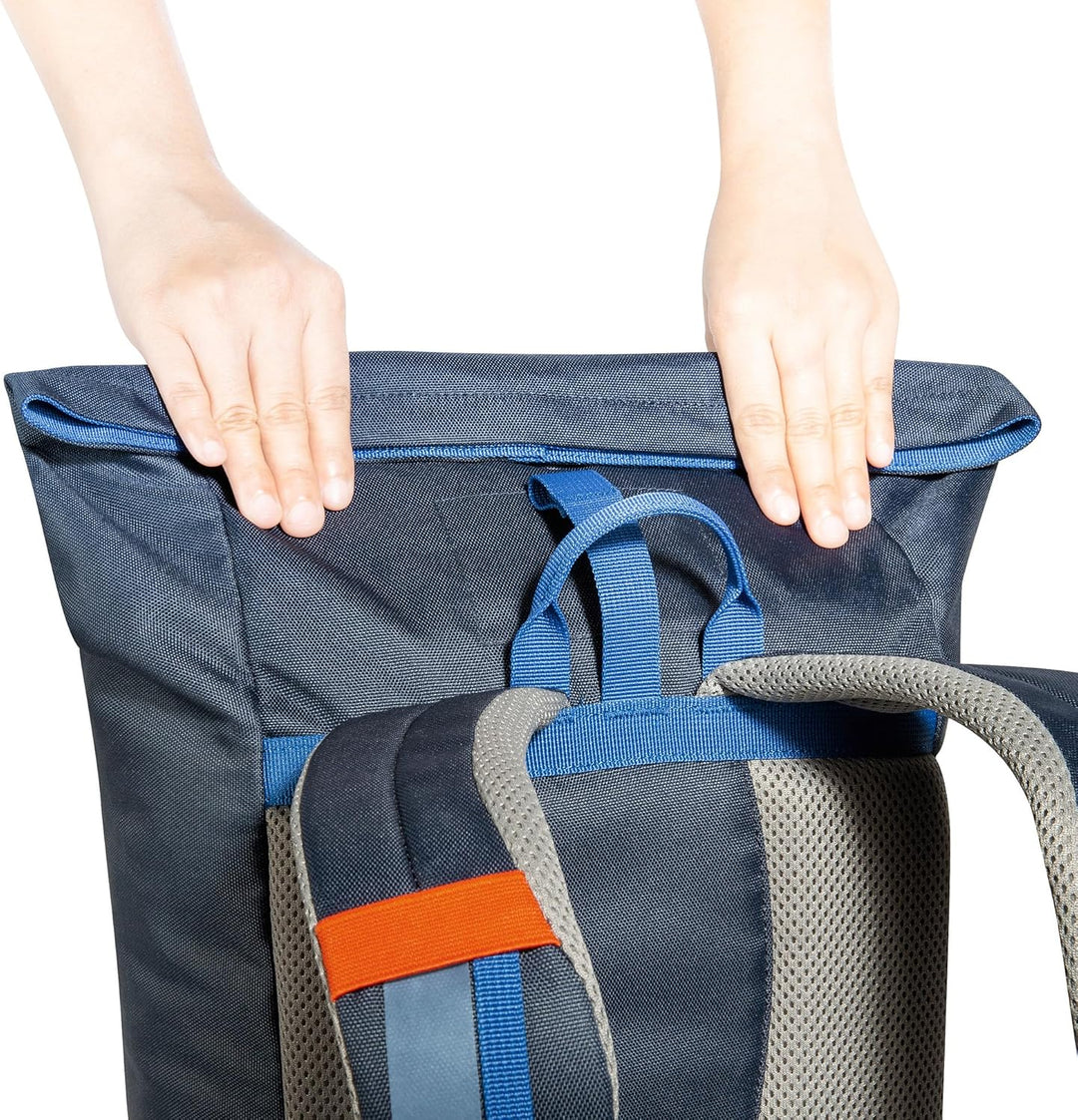 Tatonka Unisex Kinder Rolltop Pack Jr 14 Rucksack (1er Pack) 14 Liter Navy, 14 Liter Navy