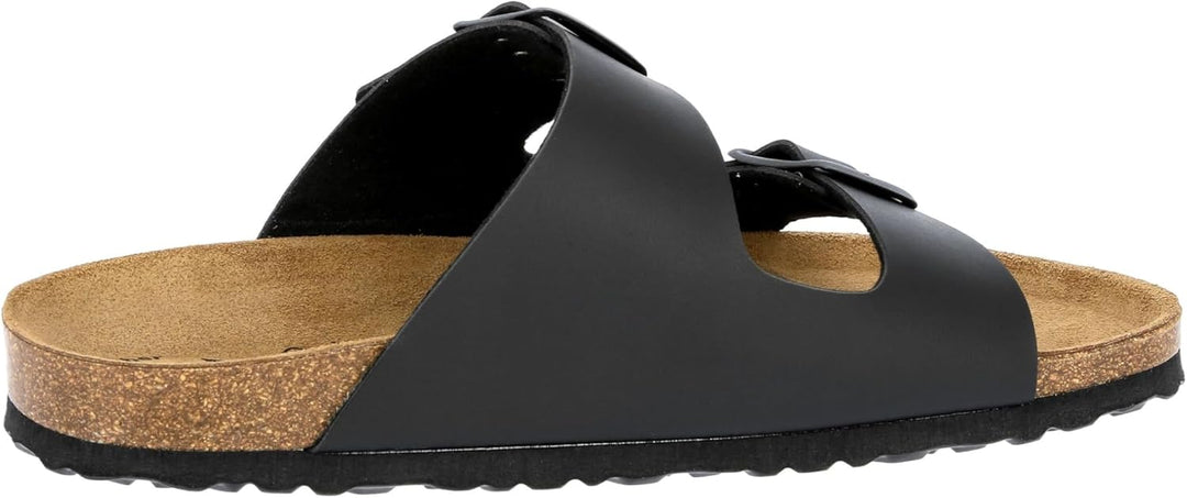 Lico Herren Bioline Man Pantoletten 46 EU Schwarz, 46 EU Schwarz