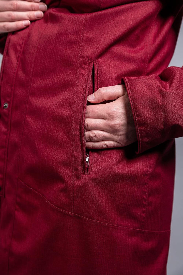 Tatonka FLOY W's Coat Women 36 cherry red, 36 cherry red