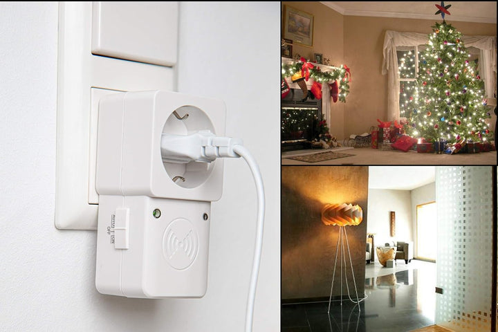 HUBER Motion 21HF Zwischenstecker Radar Bewegungsmelder 180° für Steckdose I 230V / 1200W Bewegungss