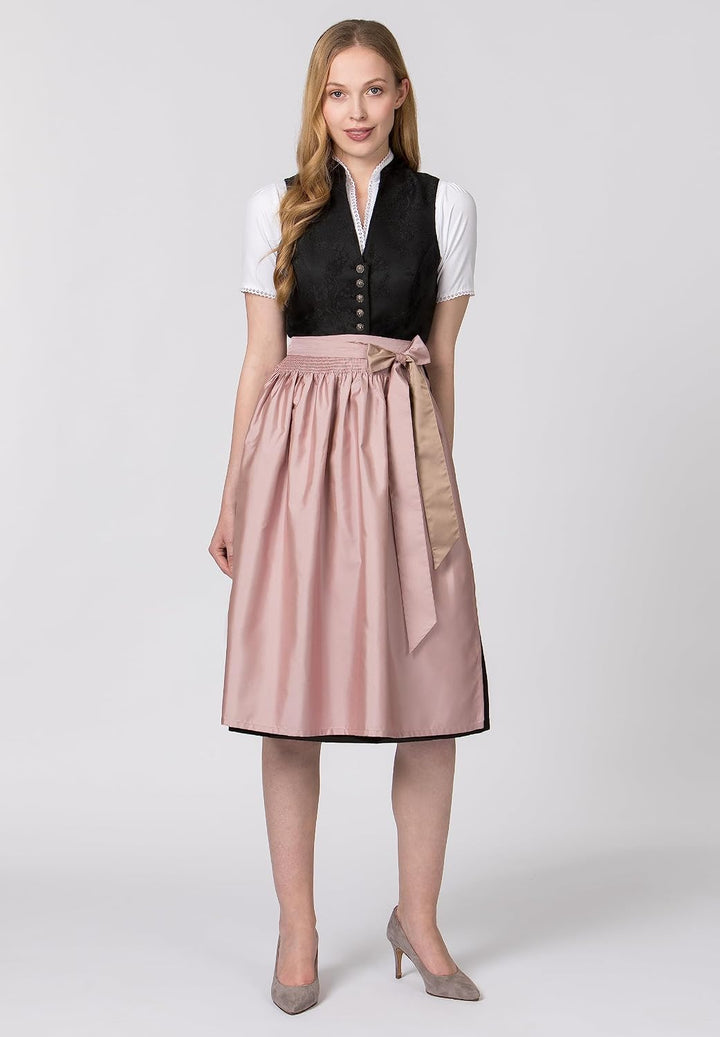 Stockerpoint Damen Schürze Kristin Dirndlschürze, Rose, Regular