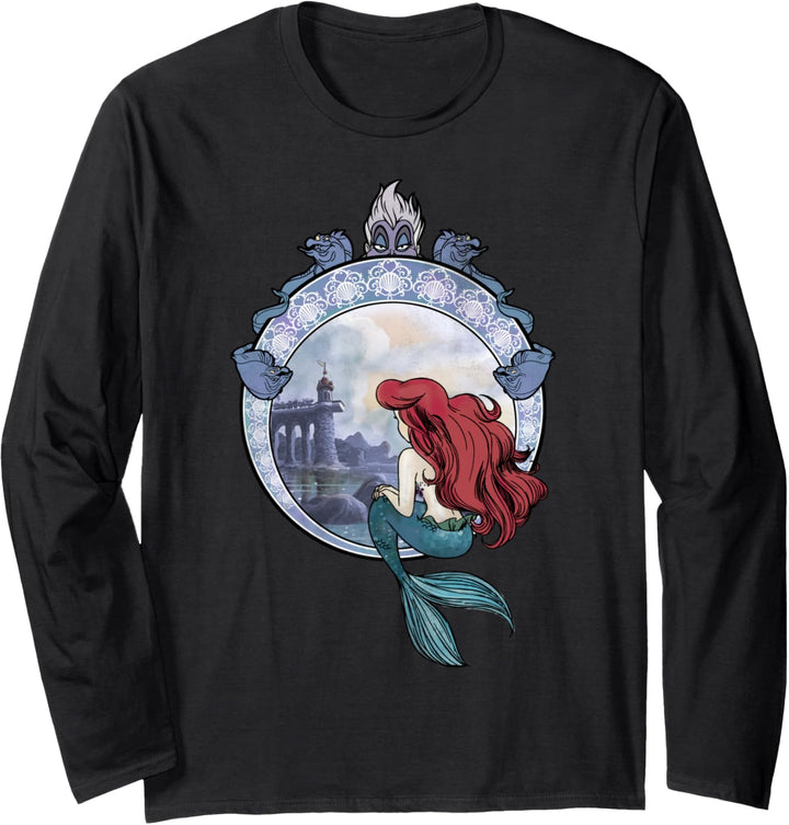 Disney The Little Mermaid Ariel Daydream Circle Portrait Langarmshirt
